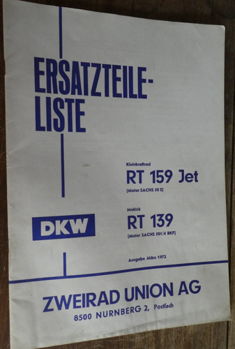 Original dkw 139 - 139, rt